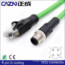 M12 Industrial Ethernet-Anschlüsse B-Code D-Code X-Code Ethernet-Anschluss
